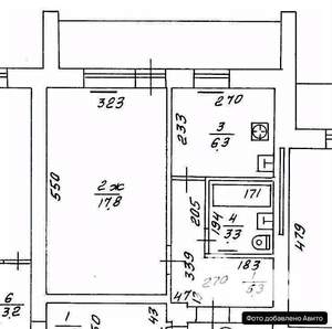 1-к квартира, вторичка, 39м2, 5/5 этаж