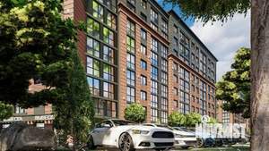 1-к квартира, строящийся дом, 48м2, 2/9 этаж
