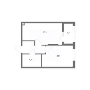 1-к квартира, вторичка, 38м2, 7/8 этаж