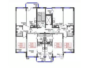 2-к квартира, строящийся дом, 59м2, 3/9 этаж