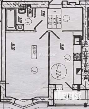1-к квартира, вторичка, 35м2, 5/8 этаж