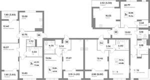 1-к квартира, вторичка, 50м2, 6/7 этаж