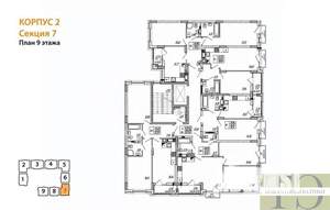 2-к квартира, вторичка, 65м2, 9/9 этаж