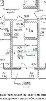 Студия квартира, вторичка, 25м2, 7/10 этаж