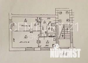 2-к квартира, вторичка, 41м2, 3/3 этаж