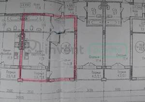 1-к квартира, вторичка, 44м2, 2/6 этаж