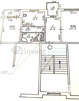 2-к квартира, вторичка, 57м2, 4/5 этаж