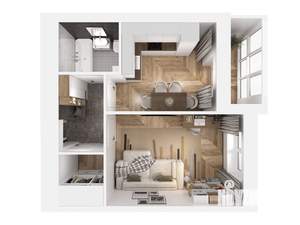 1-к квартира, вторичка, 38м2, 2/10 этаж