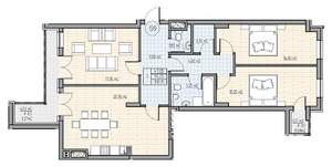 3-к квартира, вторичка, 105м2, 6/7 этаж