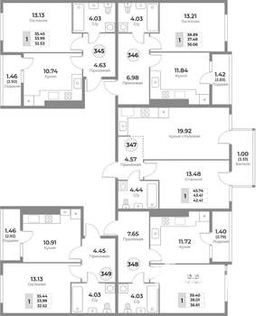 1-к квартира, вторичка, 43м2, 7/10 этаж