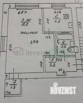1-к квартира, вторичка, 32м2, 1/5 этаж