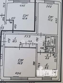 2-к квартира, вторичка, 52м2, 1/5 этаж