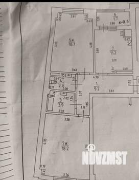 2-к квартира, вторичка, 63м2, 4/9 этаж