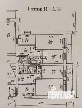 2-к квартира, вторичка, 46м2, 1/5 этаж