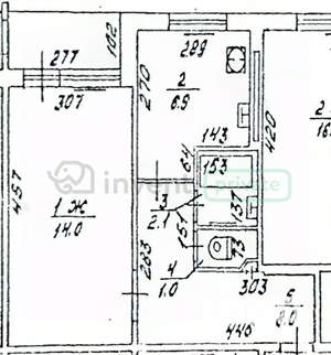 1-к квартира, вторичка, 35м2, 8/9 этаж