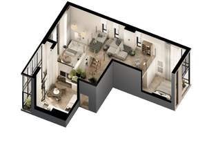 2-к квартира, вторичка, 106м2, 7/7 этаж