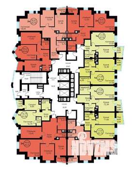 2-к квартира, вторичка, 63м2, 23/25 этаж