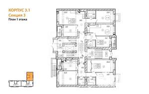 3-к квартира, вторичка, 78м2, 1/9 этаж