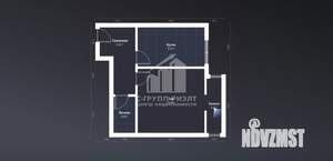 1-к квартира, вторичка, 35м2, 1/4 этаж