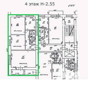3-к квартира, вторичка, 60м2, 4/9 этаж