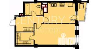 1-к квартира, вторичка, 47м2, 19/25 этаж