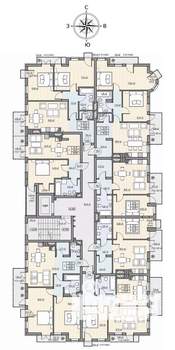 1-к квартира, вторичка, 57м2, 3/7 этаж