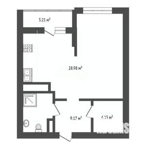 1-к квартира, вторичка, 42м2, 8/11 этаж