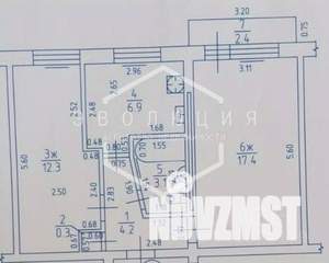 2-к квартира, вторичка, 45м2, 5/5 этаж