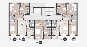 1-к квартира, вторичка, 33м2, 8/9 этаж