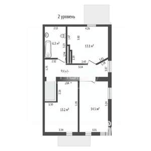 4-к квартира, вторичка, 127м2, 3/3 этаж