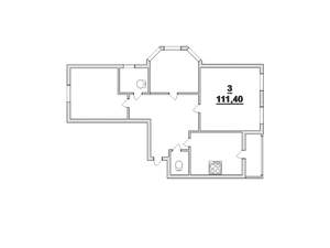3-к квартира, вторичка, 107м2, 6/14 этаж
