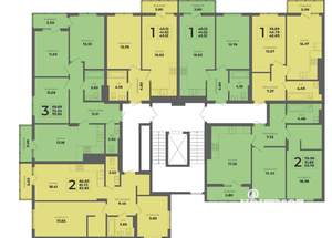 2-к квартира, вторичка, 62м2, 5/8 этаж