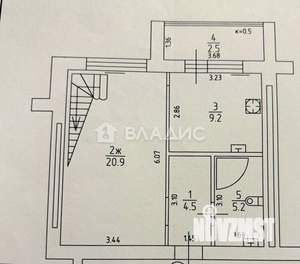 3-к квартира, вторичка, 84м2, 5/6 этаж