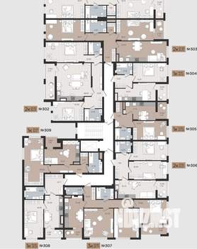 2-к квартира, строящийся дом, 82м2, 4/10 этаж