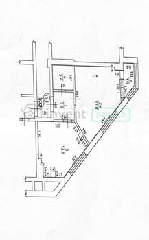 1-к квартира, вторичка, 38м2, 2/9 этаж