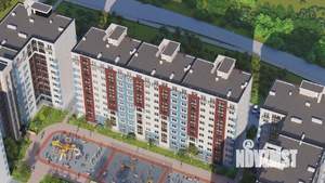 1-к квартира, строящийся дом, 40м2, 8/9 этаж
