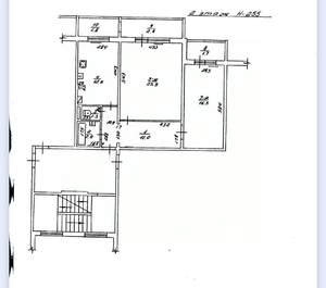 2-к квартира, вторичка, 74м2, 2/6 этаж