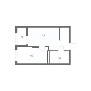 1-к квартира, вторичка, 33м2, 7/8 этаж