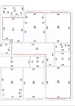 3-к квартира, вторичка, 89м2, 12/16 этаж