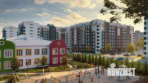 1-к квартира, строящийся дом, 37м2, 5/9 этаж