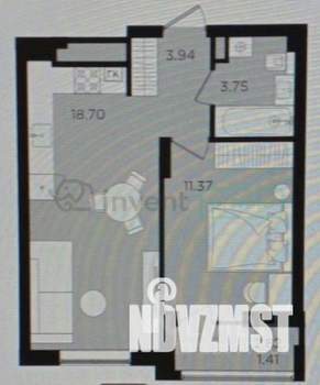 1-к квартира, вторичка, 41м2, 8/10 этаж