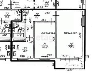 2-к квартира, вторичка, 43м2, 4/5 этаж