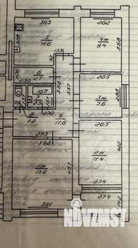 4-к квартира, вторичка, 76м2, 1/3 этаж