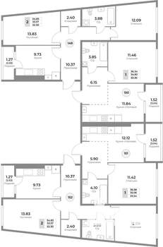 1-к квартира, вторичка, 35м2, 3/10 этаж