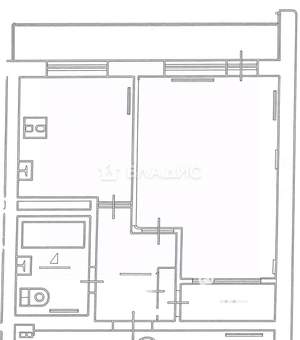 1-к квартира, вторичка, 35м2, 11/12 этаж