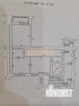2-к квартира, вторичка, 64м2, 2/9 этаж