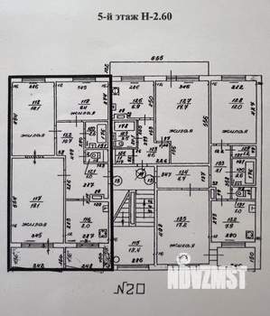 3-к квартира, вторичка, 65м2, 5/5 этаж