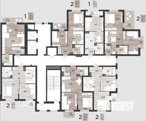 2-к квартира, вторичка, 45м2, 7/14 этаж