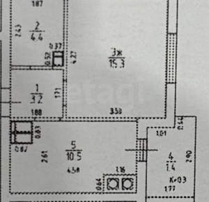 1-к квартира, вторичка, 33м2, 11/16 этаж