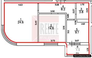 2-к квартира, вторичка, 64м2, 2/9 этаж